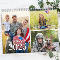 2025 Simple Modern Custom Photo Collage Monthly  Calendar