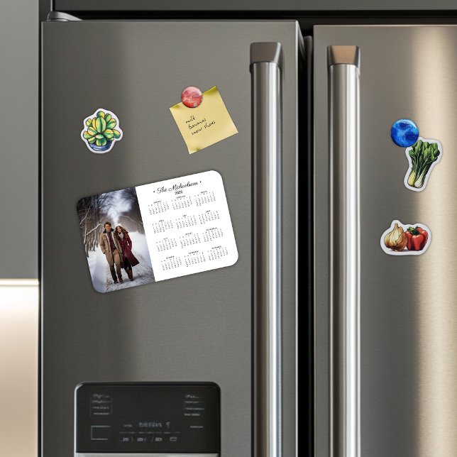 2025 Simple Photo Calendar   Magnet (Creator Uploaded)