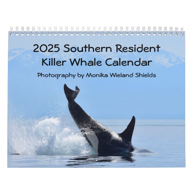 2025 Southern Resident Killer Whale Calendar (Cover)