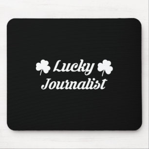 2025 St Patricks Day Journalist Media Tv News Repo Mouse Pad