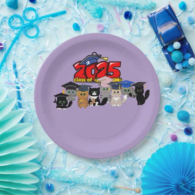 2025  "Straight Outta Senior Year"Graduation Party Paper Plates (Party)