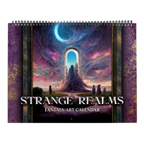 2025 Strange Realms 3 Fantasy Sci_Fi Calendar