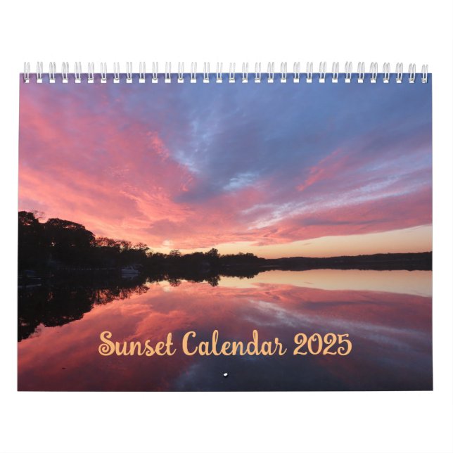 2025 Sunset Calendar (Cover)