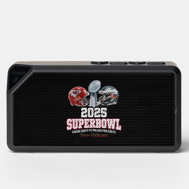 2025 Super Bowl Showdown  Bluetooth Speaker (Front)