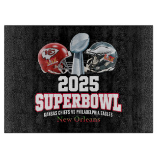 2025 Super Bowl Showdown Cutting Board