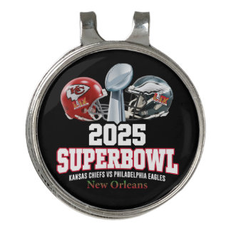 2025 Super Bowl Showdown Golf Hat Clip