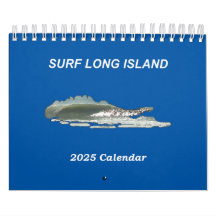 2025 Surf long Island wall calendar