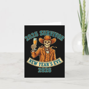 2025 Survivor New Year's Eve 2026  Card