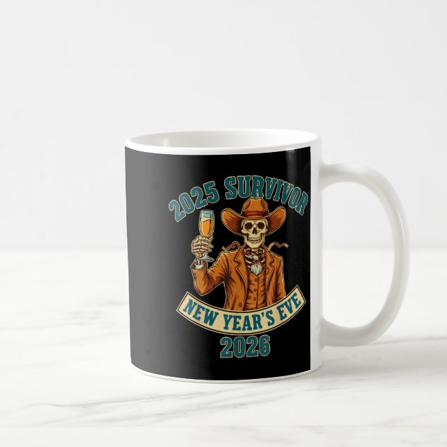 2025 Survivor New Year's Eve 2026  Coffee Mug (Right)