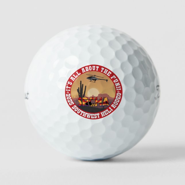 2025 SW Rodeo Golf Balls (Front)