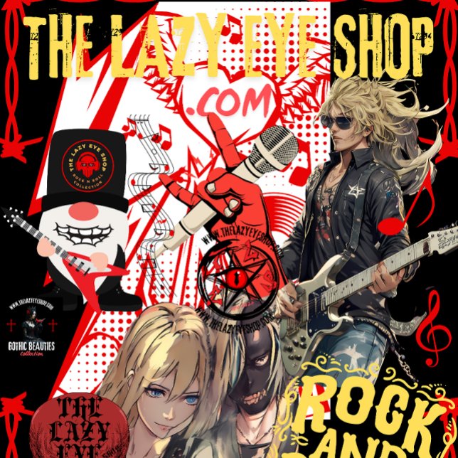 2025 The Lazy Eye Shop Collage T-Shirt (Creator Uploaded)