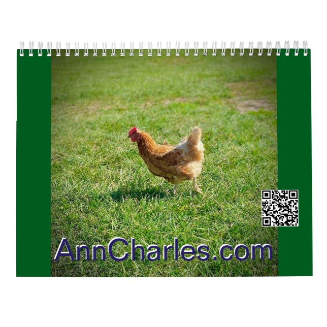 2025 Traveling with Ann Charles wall calendar (Back)
