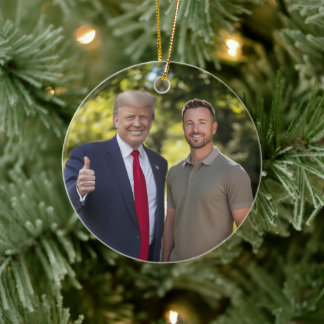 2025 Trump Ornaments Your Photo with President