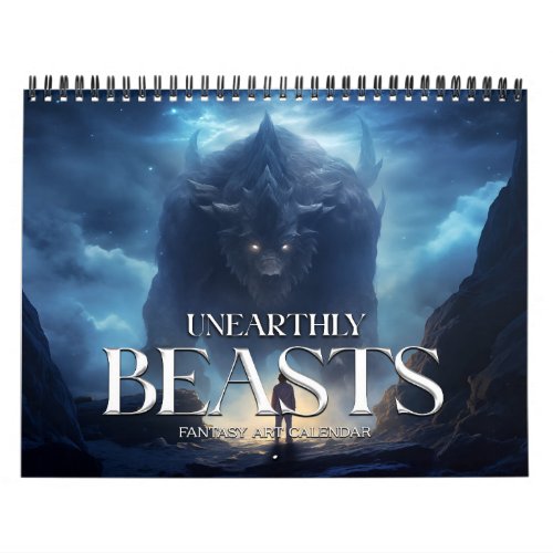 2025 Unearthly Beasts Fantasy Art Calendar