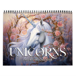 2025 Unicorns Fantasy Art Calendar