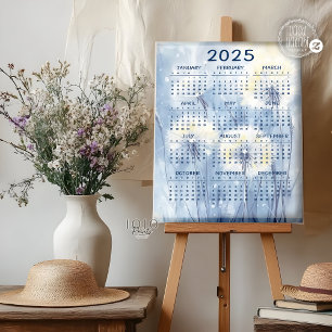 2025 Vintage Dandelion Background Foam Board
