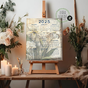 2025 Vintage Floral Junk Journal Foam Board