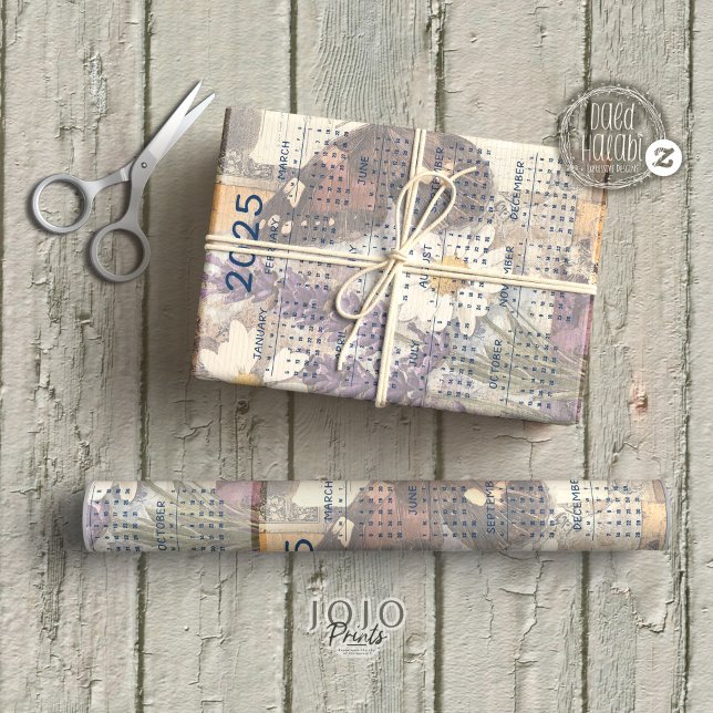 2025 Vintage Floral Junk Journal Tissue Paper (2025 Vintage Floral Junk Journal Tissue Paper)