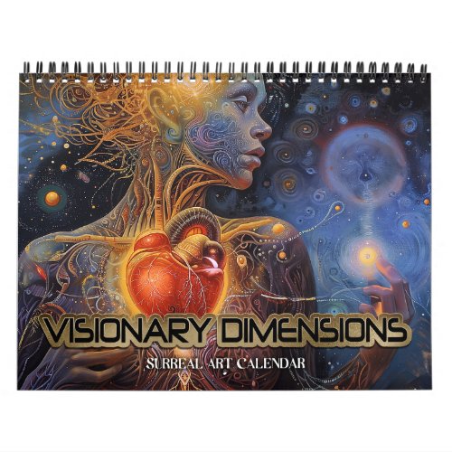 2025 Visionary Dimensions 9 Surreal Art Calendar