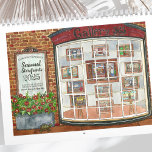 2025 Watercolor Seasonal Storefronts Art Calendar<br><div class="desc">Watercolor Storefronts 2025 Calendar Treat yourself to or gift your loved ones this beautiful calendar of original watercolor art. This one of a kind calendar features festive, seasonal storefronts with window displays celebrating what is special about each month. Celebrate the year with these fun paintings sure to keep you interested...</div>