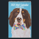 2025 Whimsical Dog Calendar - Small<br><div class="desc">Bring a smile to every month in 2025 with this calendar featuring 12 original dog portraits. Artwork ©Beth Whitlow bethwhitlow.com</div>