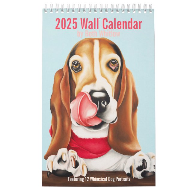 2025 Whimsical Dog Calendar - Small (Cover)