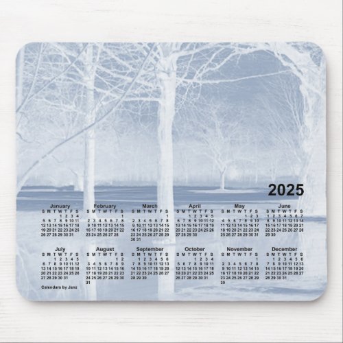 2025 Winter Landscape Calendar by Janz Mouse Pad