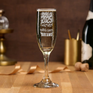 2025 With New Dreams Champagne Flute