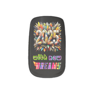 2025 With New Dreams Minx Nail Art