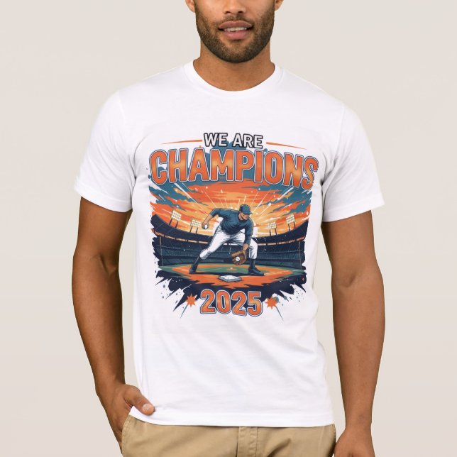 2025 World Series Colorful T-Shirt (Front)