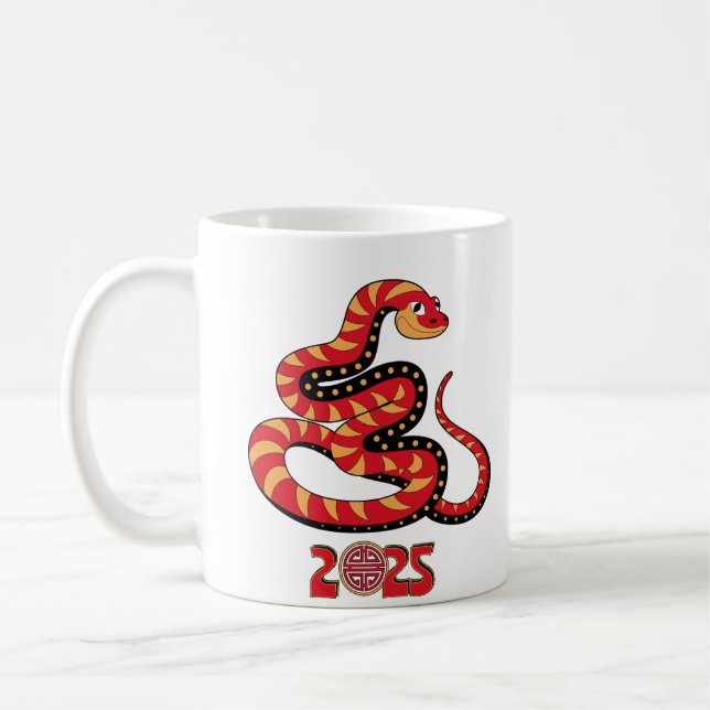 2025 Year of the Snake 11 OZ Coffee Mug (Left)