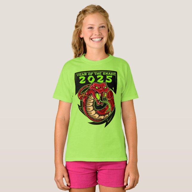 2025 YEAR OF THE SNAKE chinese new year gift idea T-Shirt (Front Full)