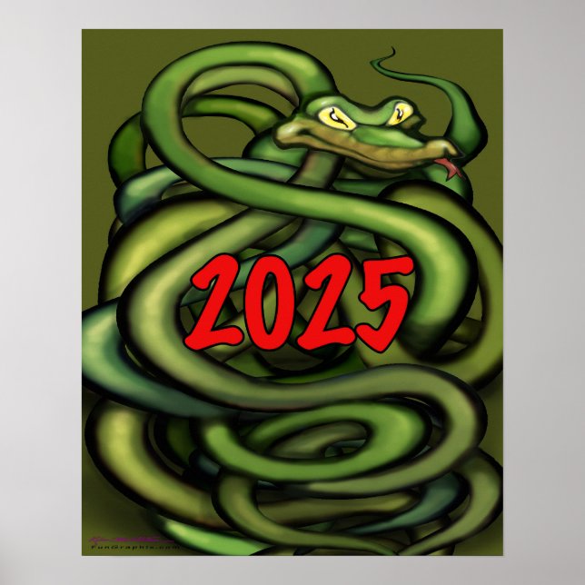 2025 Year of the Snake Poster (Front)