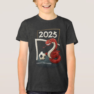 2025 Year of the Snake Soccer Fans Gift Tri-Blend Shirt