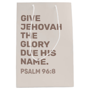 2025 Year Text Bag – Psalm 96:8 JW Gift Bag