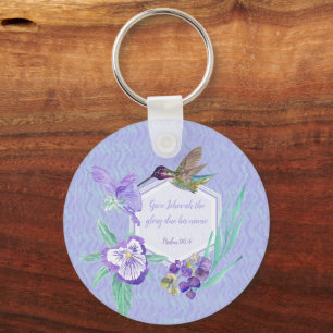 2025 year text Give Jehovah glory Keychain