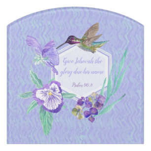 2025 year text Psalm Door Sign