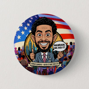 2025 Zohran Mamdani New York City We Did It! Button