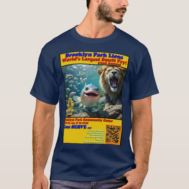 2025Smelt DK Blue T-Shirt (Front)