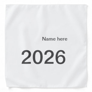 2026 2027 2028 name title here year bold letter bandana