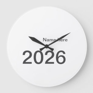 2026 2027 2028 name title here year bold letter large clock