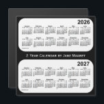 2026-2027 Black and White 2 Year Calendar by Janz<br><div class="desc">Custom Calendar Designs by Janz © 2008-2019 Jan Fitzgerald. All rights reserved. Graphic Design,  Artwork,  & Photography by Jan & Michael Fitzgerald.</div>