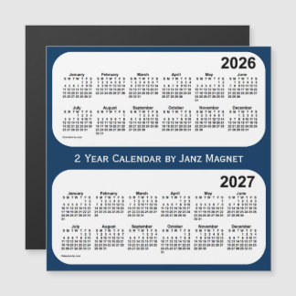 2026-2027 Police Box Blue 2 Year Calendar by Janz