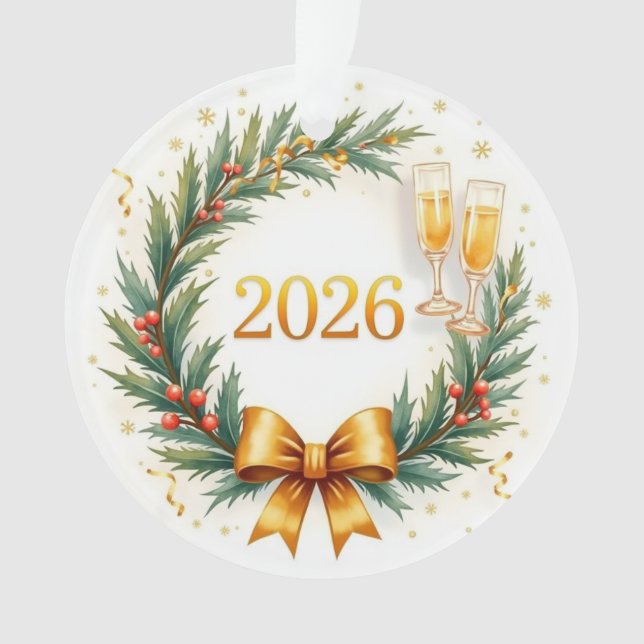 2026 Acrylic ornament  (Front)