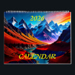 2026 Amazing Beautiful Splendor Landscapes Three Calendar<br><div class="desc">2026 Amazing Beautiful Splendor Landscapes Three</div>