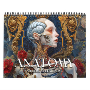 2026 Anatomy 3 Surreal Art Calendar