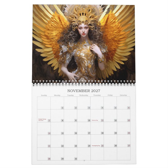 2026 Angels Calendar | Zazzle