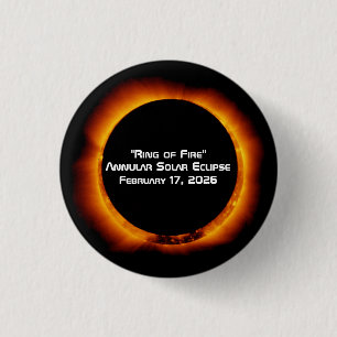 2026 Annular Ring of Fire Solar Eclipse Button