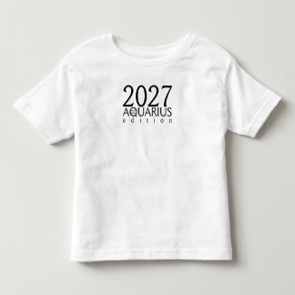 2026 Aquarius edition with symbol Toddler T-shirt