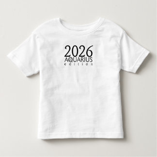 2026 Aquarius edition with symbol Toddler T-shirt